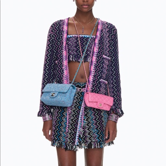 Chanel Sunglasses Holder with Chain in Rainbow Pink π π - Picture 3 of 17